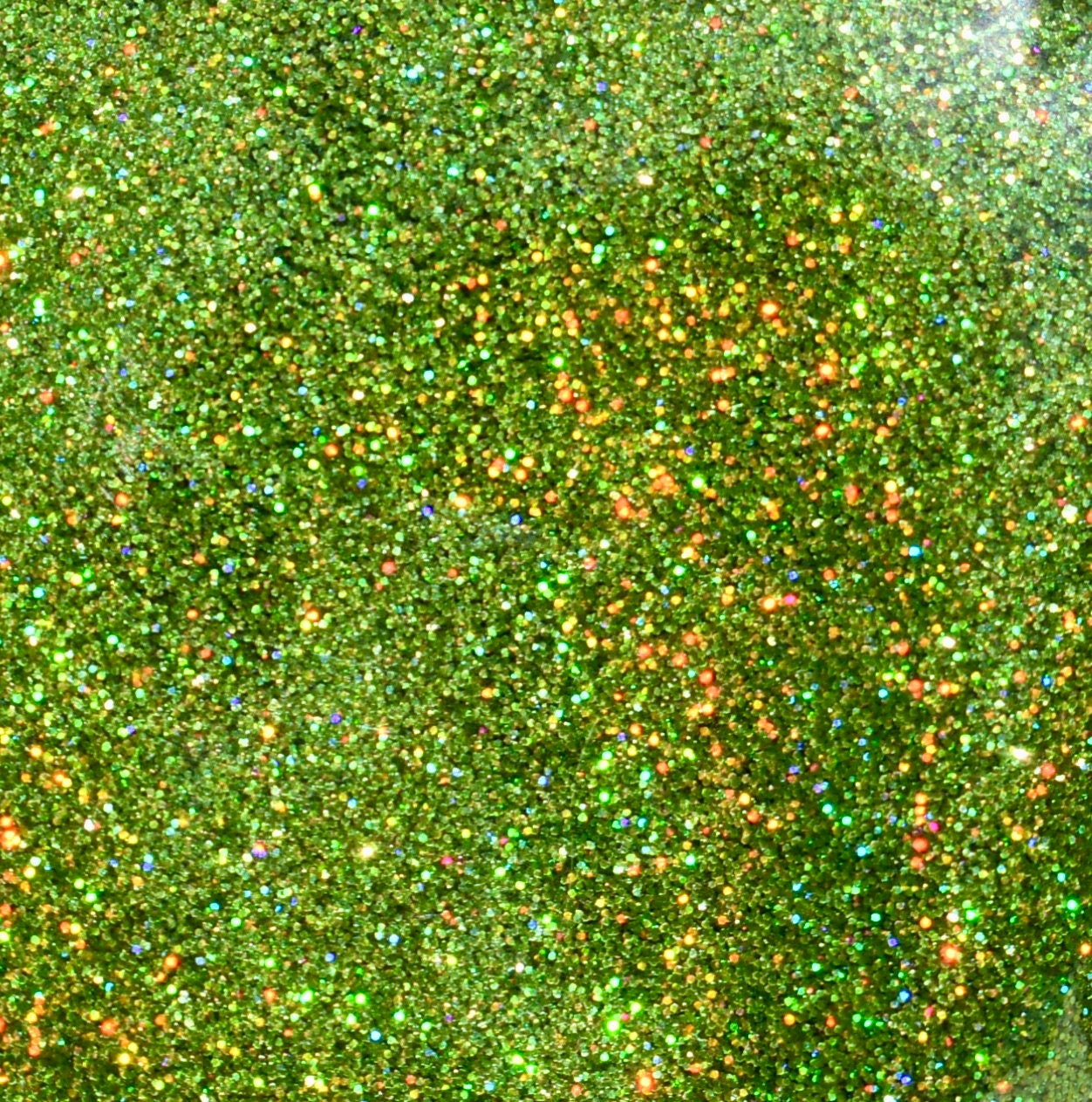 Gollum Jade - fine green holographic glitter by Creations Glitter