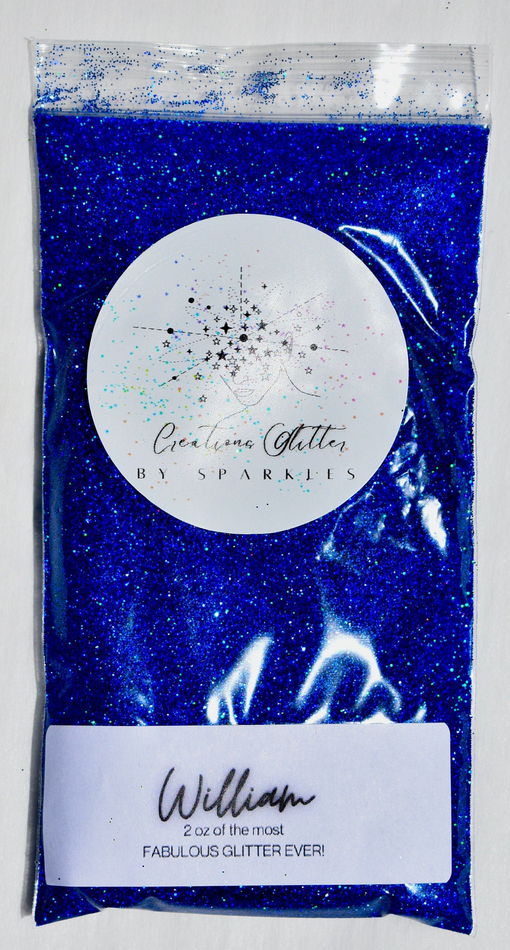 William - Royal blue fine glitter by Creations glitter