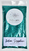 Indian Sapphire - fine TEAL metallic glitter by Creations Glitter