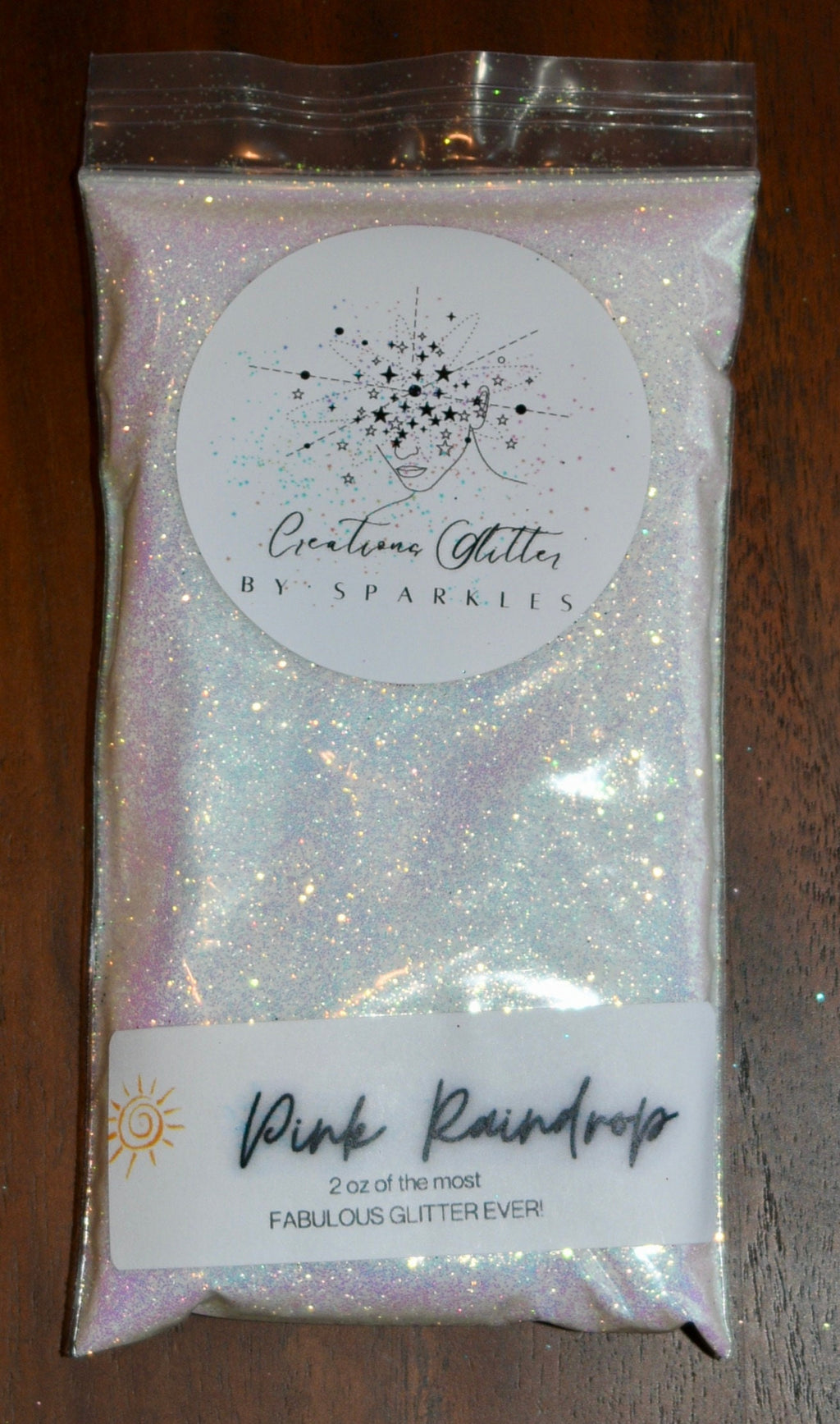 Pink Rain Drop - UV FINE GLITTER by Creations Glitter