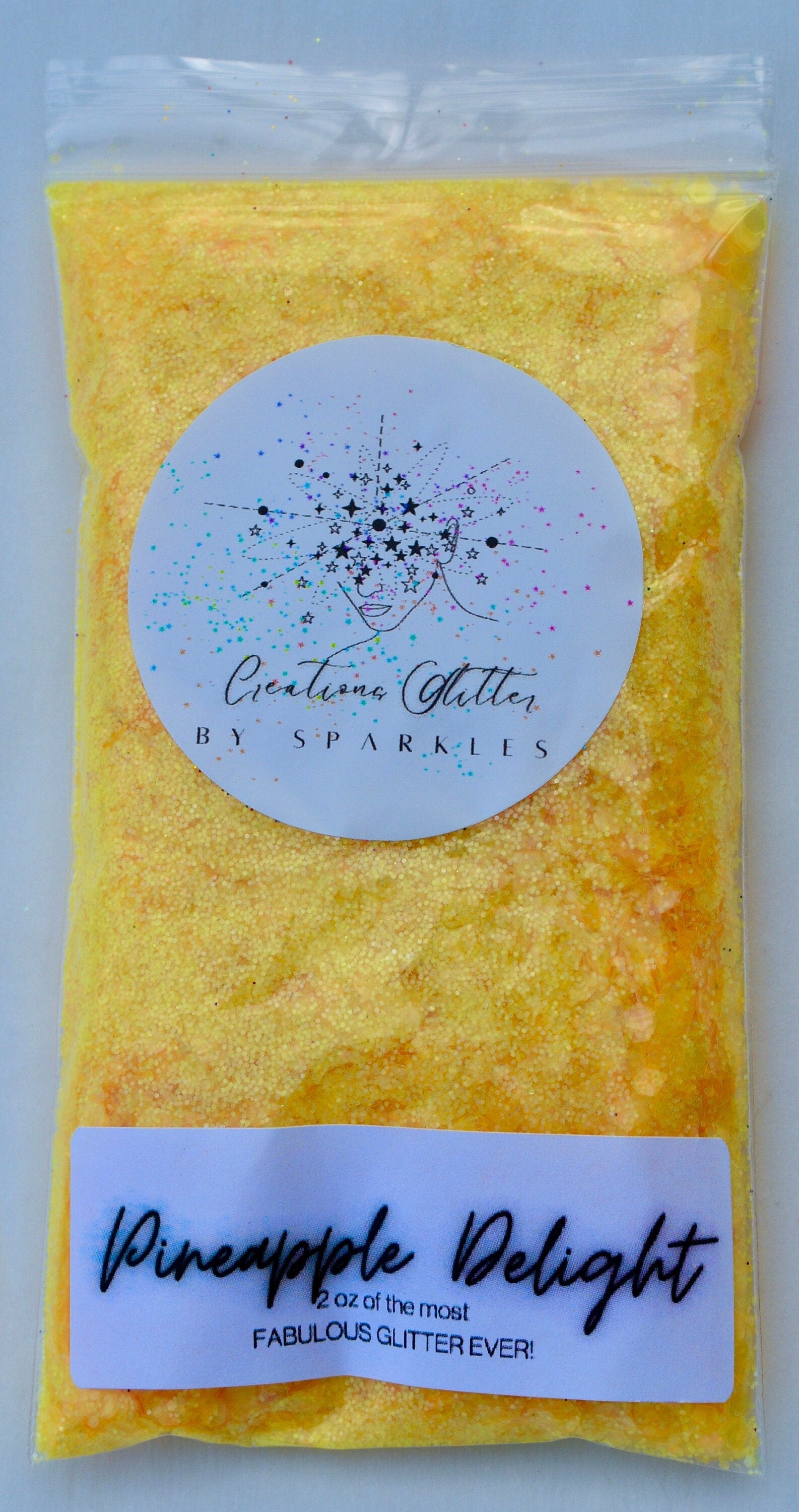 Pineapple Delight - Chunky Holographic Glitter by Creations Glitter