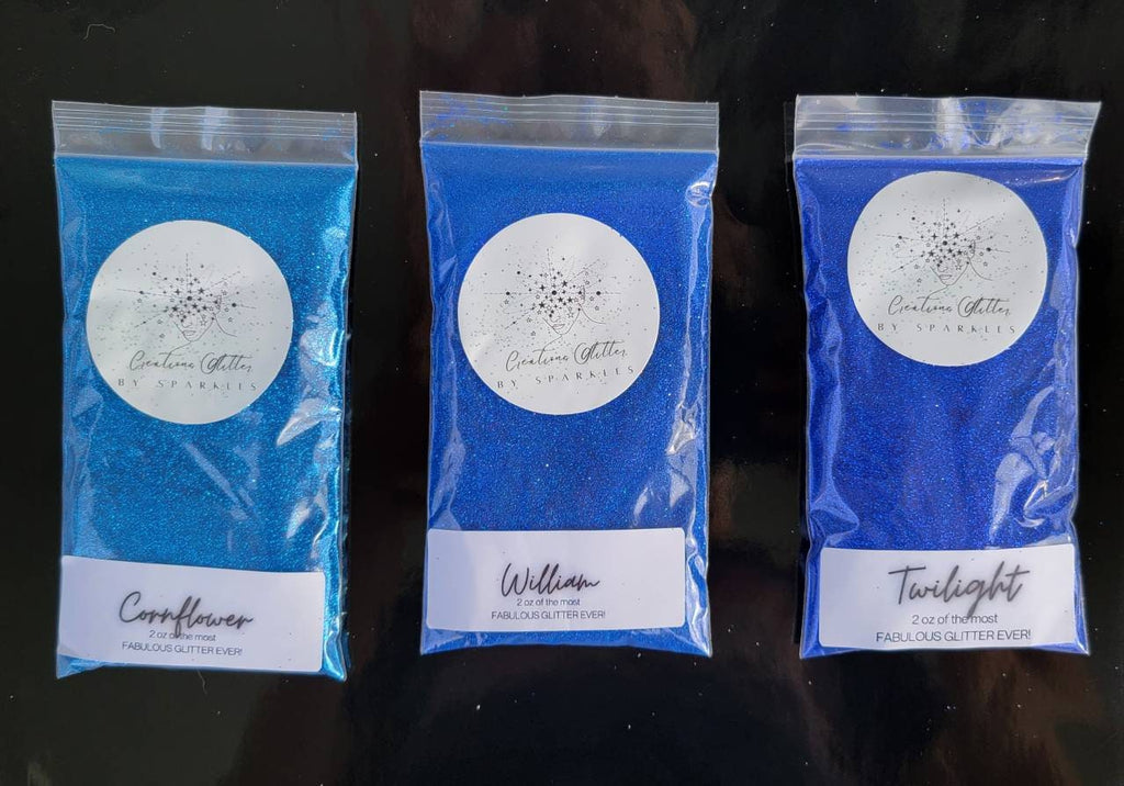 William - Royal blue fine glitter by Creations glitter