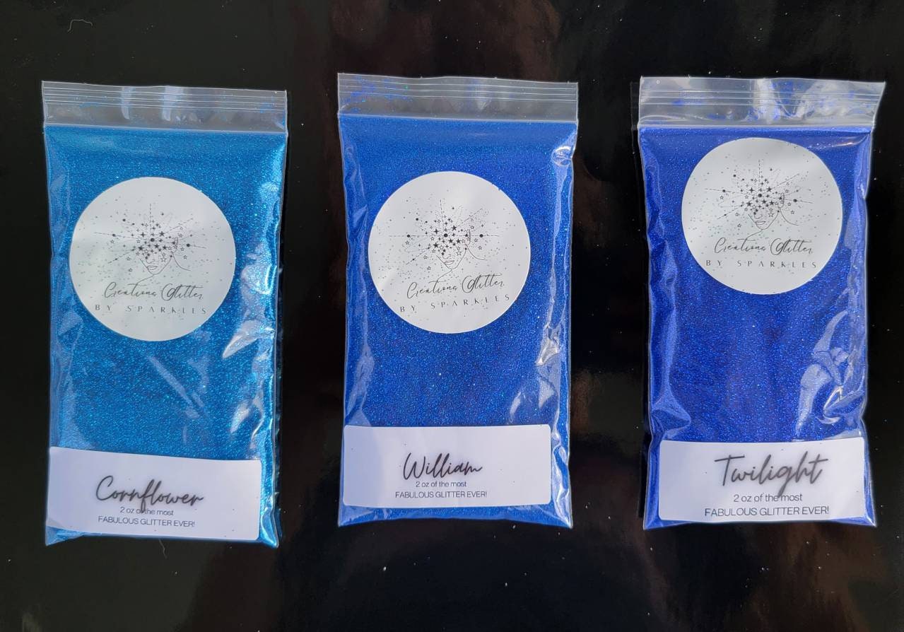 William - Royal blue fine glitter by Creations glitter