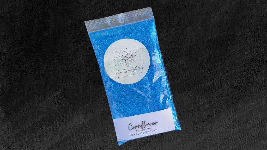Cornflower - blue fine metallic glitter by Creations Glitter