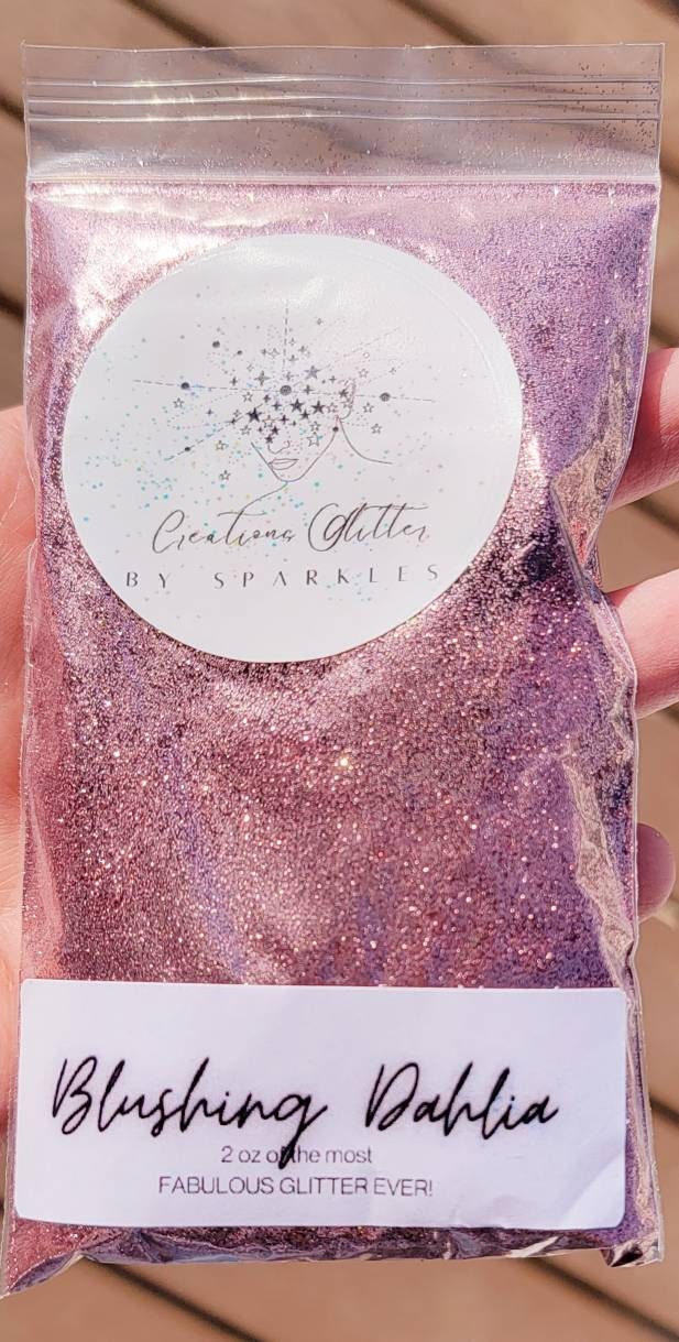Blushing Dahlia- Deep rose gold fine glitter by Creations Glitter