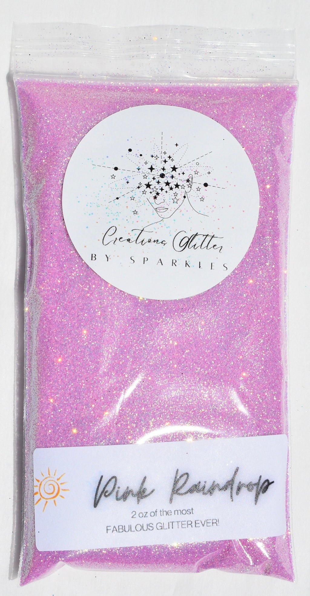 Pink Rain Drop - UV FINE GLITTER by Creations Glitter