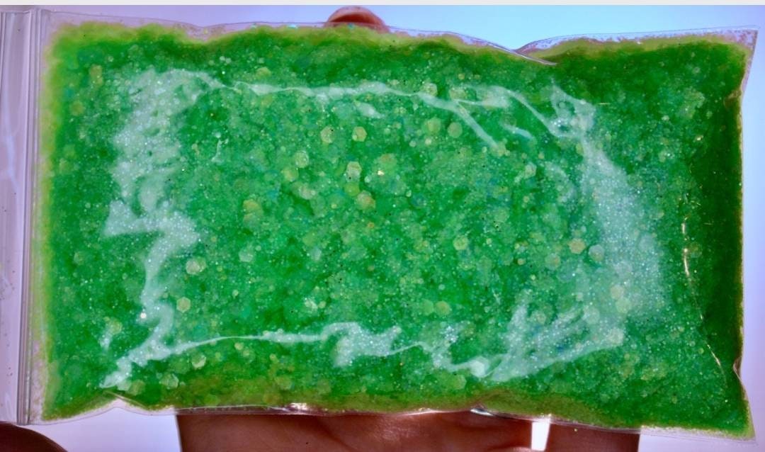 Jade Gems - Neon Bright Green Chunky Glitter by Creations Glitter