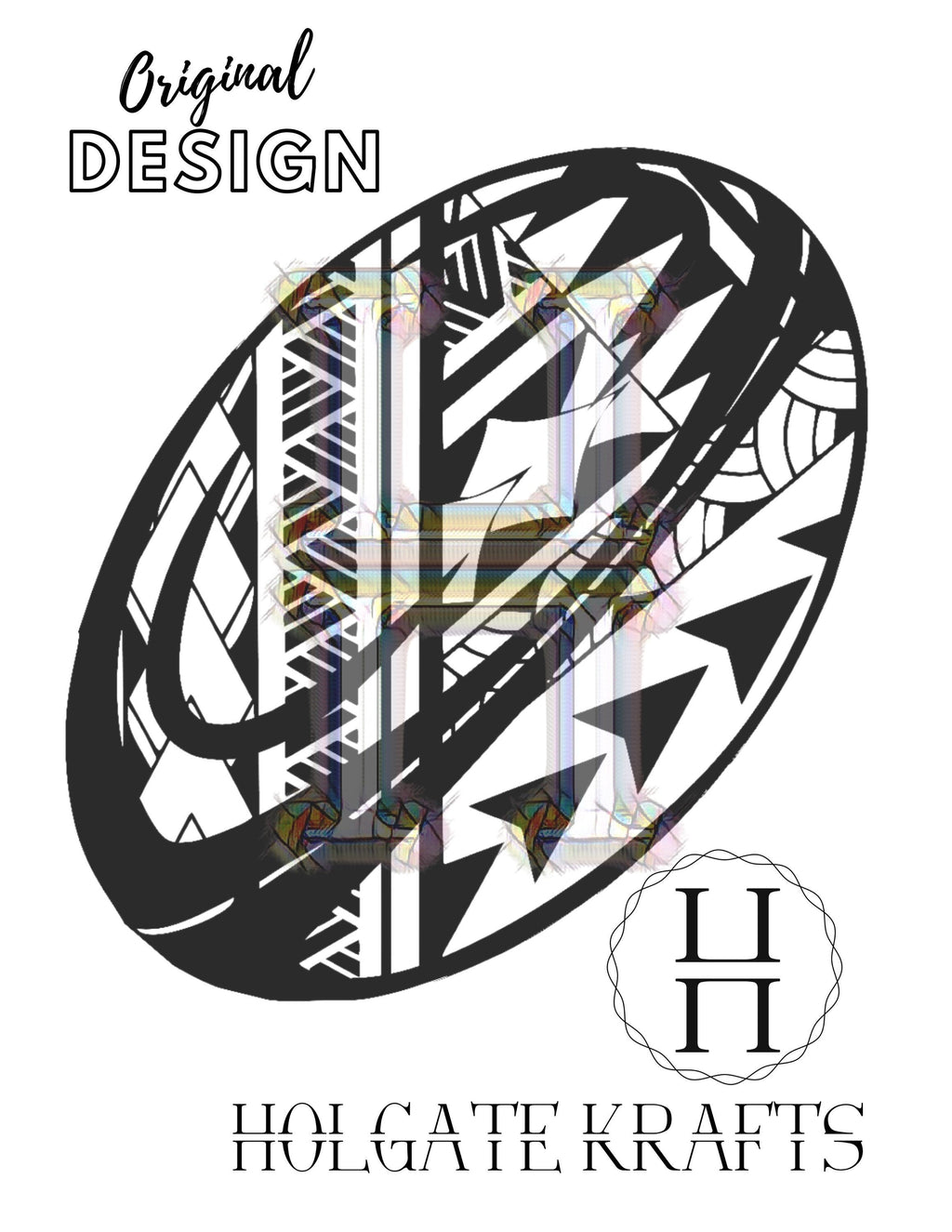 Polynesian Tribal Rugby Ball SVG PNG JPG Digital Download - Tongan Inspired Cricut Sublimation Design