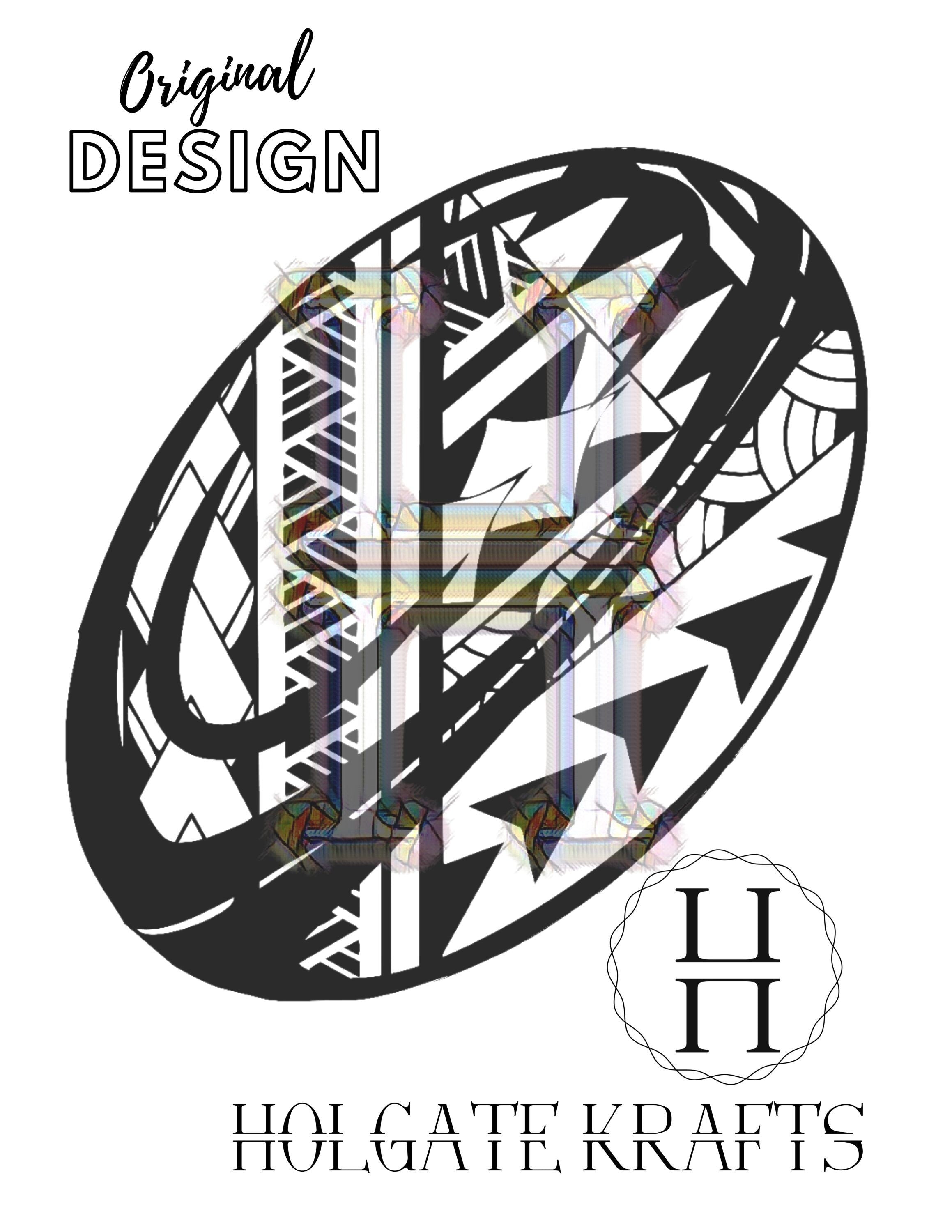Polynesian Tribal Rugby Ball SVG PNG JPG Digital Download - Tongan Inspired Cricut Sublimation Design