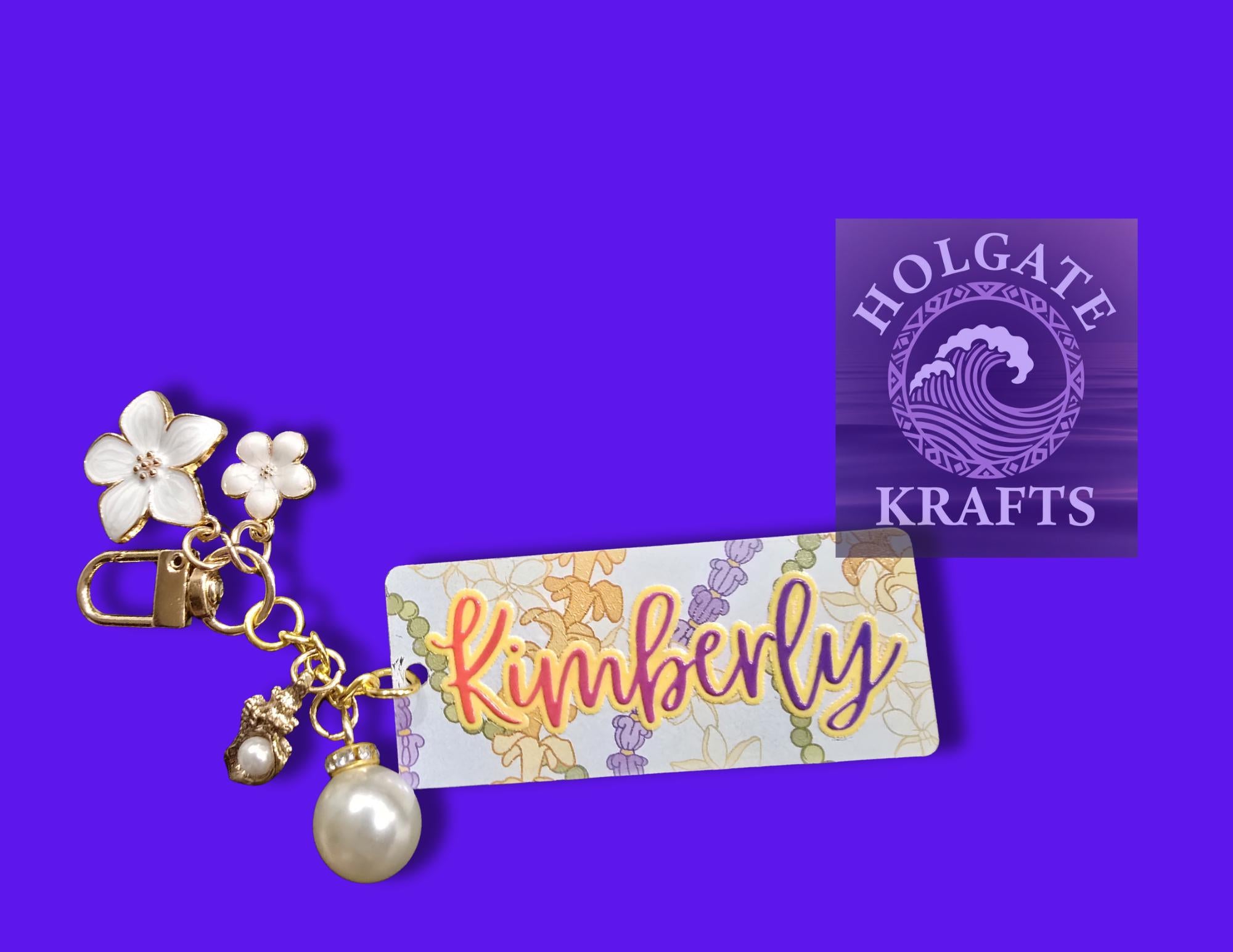 Custom Name Keychain | Personalized Acrylic Keychain | Name Key Ring Gift for Her, Him, Kids, Teachers